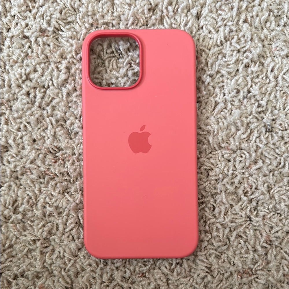 Apple Pink Silicone iPhone Case - iPhone 13 Pro Max